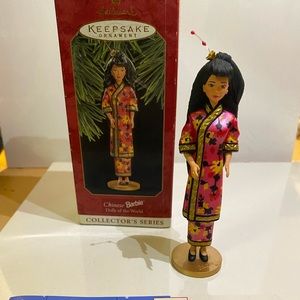 Keepsake ornament Chinese Barbie doll